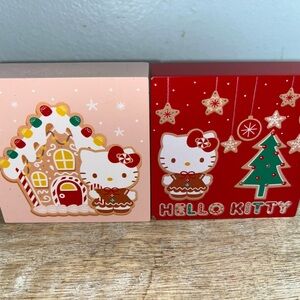 Hello Kitty Festive Holiday Decor Set - Red and Pink